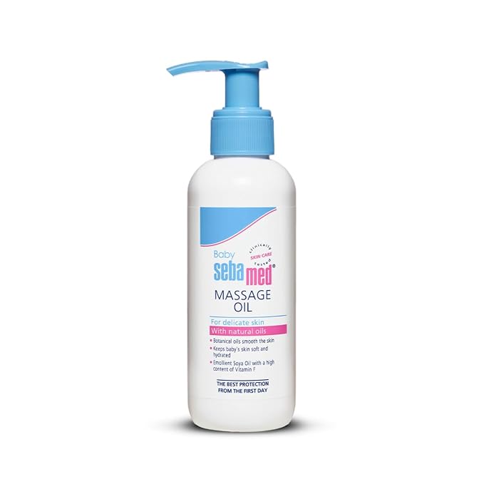 Sebamed Baby Massage Oil, With Soya Oil - Pack of 150 ml