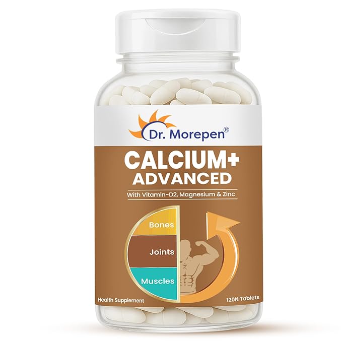 Dr. Morepen Calcium+ Advanced - 120 Veg Tablets