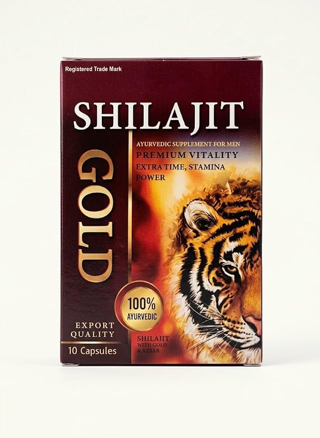 Shilajit Ayurvedic Capsules for Men-Pack of 10 Capsules