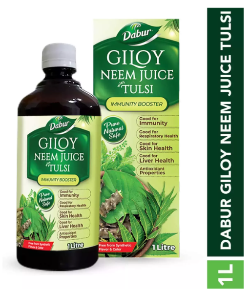 Dabur Giloy Neem Tulsi Juice - 1L