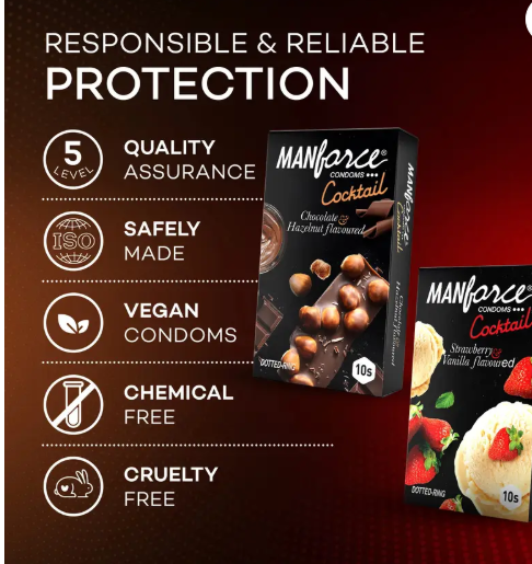 Manforce Cocktail Condoms Combo - 40 Pieces