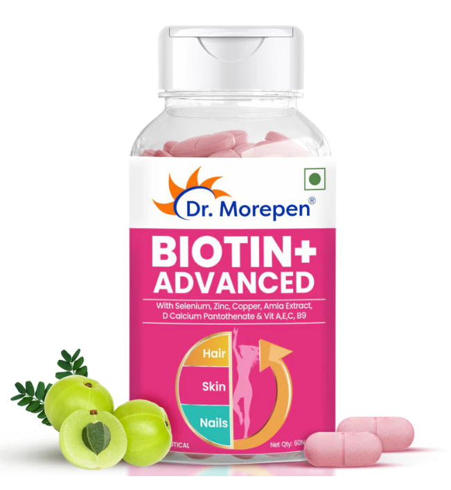 Dr Morepen Biotin+ Advanced Tablet 60