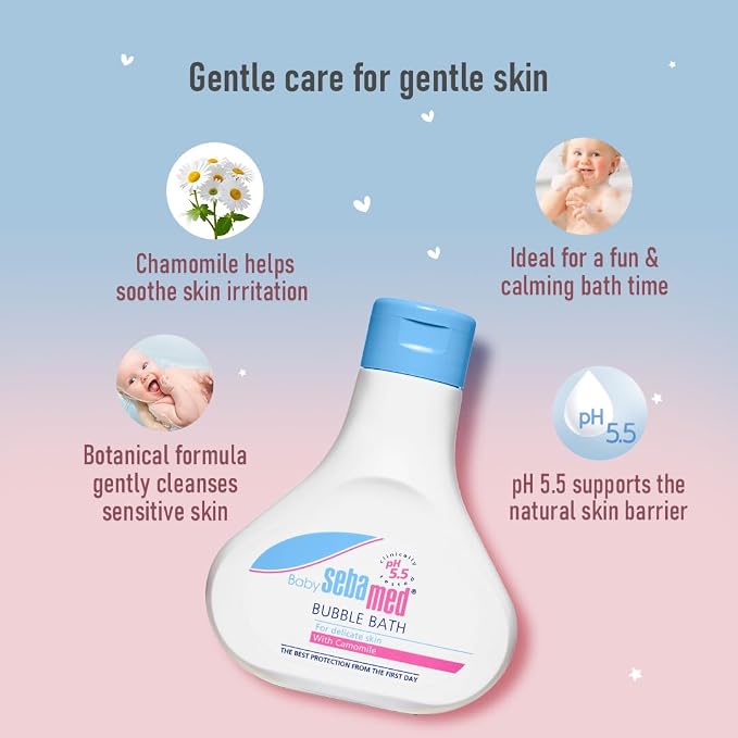 Sebamed Baby Bubble Bath - Pack of 200 ml gallery image 4