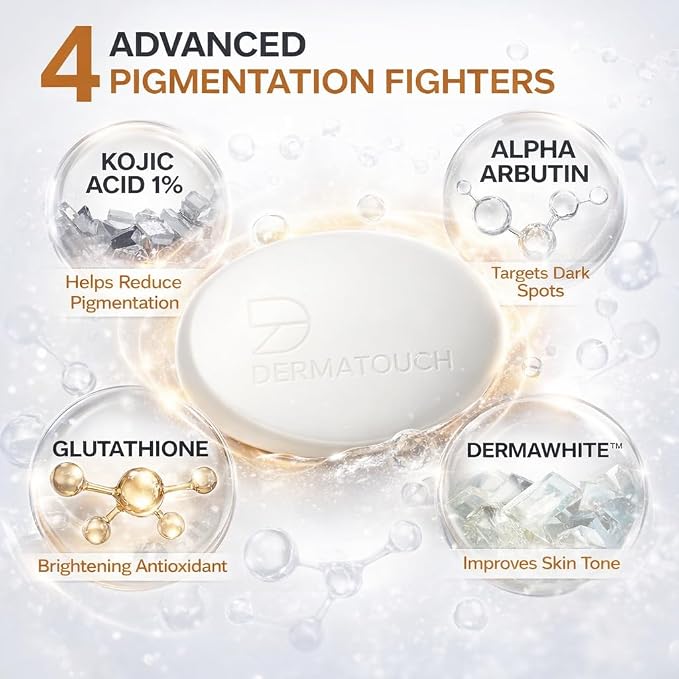 Dermatouch Kojic Acid 1% Soap - Pack of 75g gallery image 4