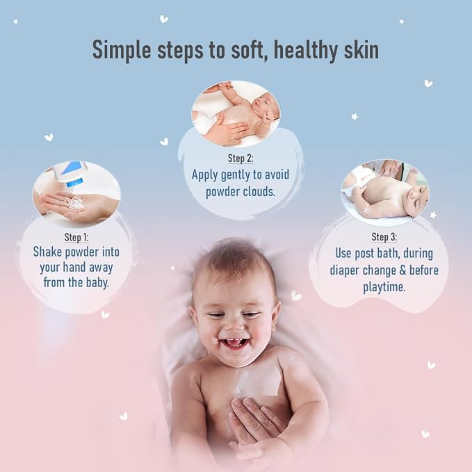 Sebamed Baby Powder, Olive Oil, Allantoin - Pack of 200 gm gallery image 2