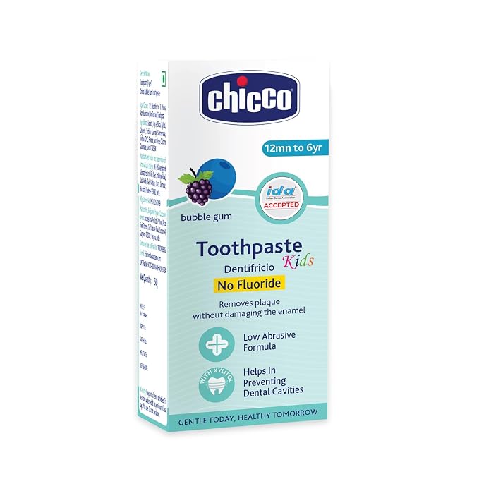 Chicco Toothpaste Bubble Gum-Pack of 50 g gallery image 4