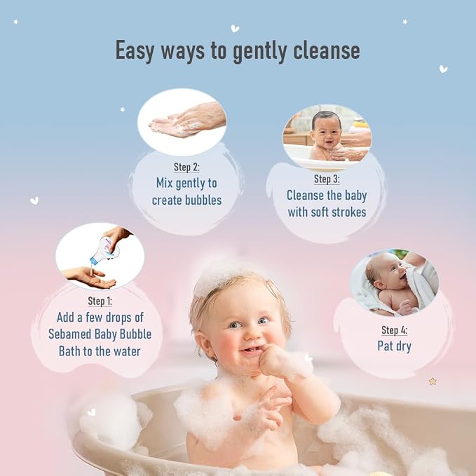 Sebamed Baby Bubble Bath - Pack of 200 ml gallery image 2