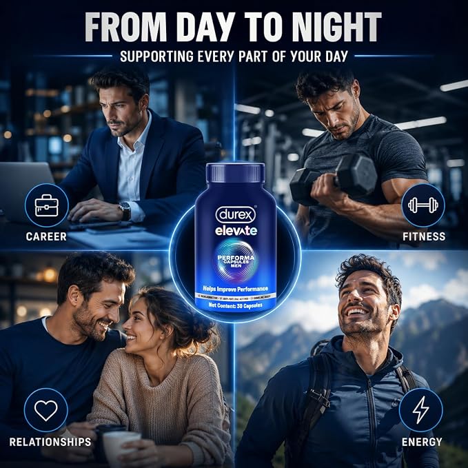 Durex Elevate Performa Capsules for Men-Pack of 1 gallery image 3