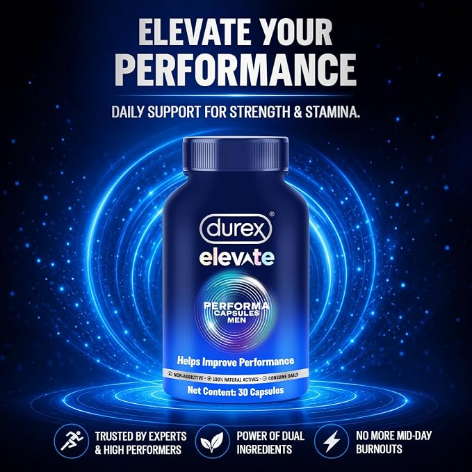 Durex Elevate Performa Capsules for Men-Pack of 1 gallery image 5