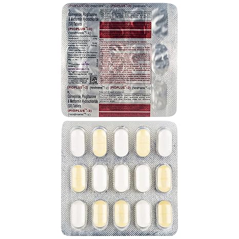 Pioplus 2 - Strip of 15 Tablets